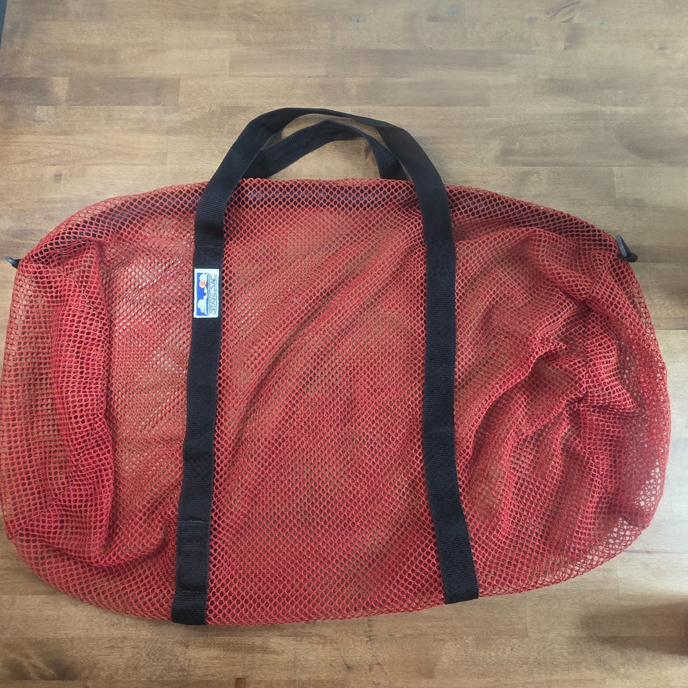 Stahlsac Red Mesh Duffel Bag 30"